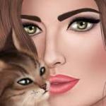 Аватар Девушка с кошкой, ву girly_m