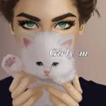 99px.ru аватар Девушка с котом, ву girly_m