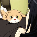 99px.ru аватар Анри Сонохара / Anri Sonohara и котенок из аниме Дюрарара! / Durarara!
