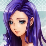 99px.ru аватар Девушка с фиолетовыми волосами, by Esther-fan-world