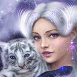 99px.ru аватар Девушка с тигренком