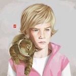 99px.ru аватар Мальчик с котенком на плече