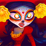 99px.ru аватар La Muerte / Ла Муэртэ из мультфильма The book of life / Книга жизни