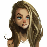 99px.ru аватар Девушка со светлыми волосами прикусывает губу