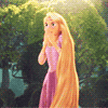 Аватар Рапунцель / Rapunzel прыгает от радости