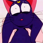 Аватар Минако Айно и кошка Луна / Minako Aino and Luna из аниме Сейлор Мун / Sailor Moon