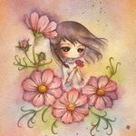 99px.ru аватар Девочка среди цветов