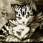 99px.ru аватар Два обнимающихся котенка, ву Raphaеl Vavasseur