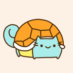 99px.ru аватар Сквиртл / Squirtle из аниме Покемон / Pokemon в стиле кота Пушина