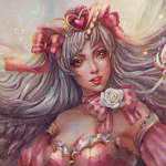 99px.ru аватар Девушка со светлыми волосами и розовыми бантиками