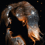 99px.ru аватар Девушка с космическими волосами