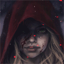 99px.ru аватар Кровь на лице у красной шапочки, by bewareitbites