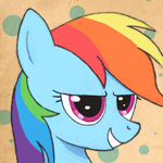 Аватар Радуга Дэш / Rainbow Dash из мультсериала Мой маленький пони: Дружба – это чудо / My Little Pony: Friendship is Magic / MLP:FiM