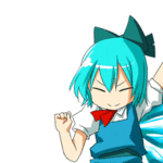 Аватар Танцующая Cirno / Чирно из игры Touhou Project / Проект Восток