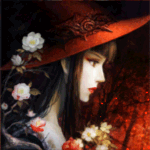 99px.ru аватар Девушка в красной шляпе