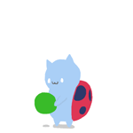 Аватар Котожук / Catbug из мультфильма Храбрейшие Воины / Bravest Warriors играет в мяч
