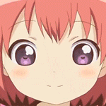 Аватар Подмигивающая Акари Аказа / Akari Akaza из аниме Лилии на ветру / Yuru Yuri