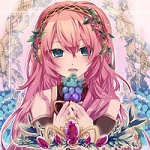 99px.ru аватар Девушка с цветами в руках и на голове