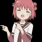 Аватар Акари Аказа / Akari Akaza из аниме Лилии на ветру / Yuru Yuri