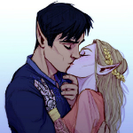 99px.ru аватар Парень и девушка эльфы целуются