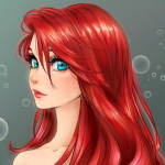 Аватар Арт на Ариэль из мультфильма Русалочка