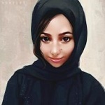 99px.ru аватар Девушка в черном платке, by NUMYUMY