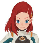 Аватар Девушка с рыжими волосами и голубыми глазами