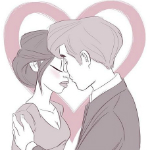 99px.ru аватар Парень с девушкой целуются, by Pernille &;rum