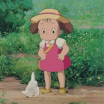 99px.ru аватар Мэй Кусакабэ / Mei Kusakabe и сказочное животное, мультфильм Мой сосед Тоторо / My Neighbor Totoro