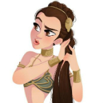 99px.ru аватар Арт на Принцессу Лею из фильма Звездные войны, by Pernille &;rum