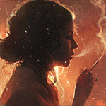 99px.ru аватар Курящая девушка, by guweiz