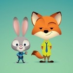 Аватар Арт на Judy Hopps / Джуди Хопс и Nick Wilde / Ник Уайлд / из мультфильма Zootropolis / Зверополис