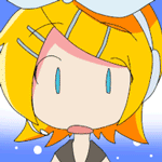 Аватар Смотрящая в стороны Vocaloid Kagamine Rin / Вокалоид Кагамине Рин