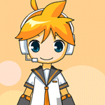 99px.ru аватар Качающийся из стороны в сторону Вокалоид Кагамине Лен / Vocaloid Kagamine Len