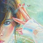 Аватар Девушка с сигаретой в руке
