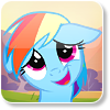 99px.ru аватар Радуга Дэш / Rainbow Dash из мультсериала Мой маленький пони: Дружба – это чудо / My Little Pony: Friendship is Magic / MLP:FiM, by kero444