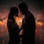 99px.ru аватар Влюбленные стоят на фоне звездного неба