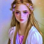 99px.ru аватар Rapunzel / Рапунцель с цветами в волосах, by NUMYUMY