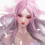 Аватар Девушка - эльфийка со светлофиолетовыми волосами, by NUMYUMY