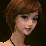 99px.ru аватар Девушка с короткой стрижкой, by Satoshi Ueda