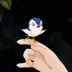 99px.ru аватар Птичка прыгает на руке Белоснежки, Disney Princess Snow White