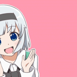 Аватар Ёму Конпаку / Youmu Konpaku хлопает в ладоши из аниме Мечты летних дней / Touhou Niji Sousaku Doujin Anime: Musou Kakyou