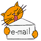 99px.ru аватар Рыжая кошка облизывает край почтового конверта