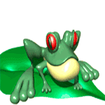 99px.ru аватар Зеленая лягушка сидит на листке