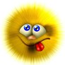99px.ru аватар Улыбающийся пушистый смайлик