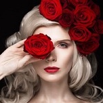 99px.ru аватар Девушка с красными розами