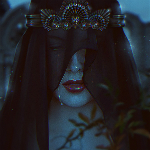 Аватар Девушка с черной вуалью, by Nikulina-Helena