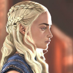 99px.ru аватар Дейнерис Таргариен / Daenerys Targaryen из сериала Игра Престолов / Game Of Trones