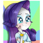 99px.ru аватар Рарити / Rarity из мультсериала Мои маленькие пони: Дружба — это чудо / My Little Pony: Friendship is Magic