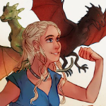 99px.ru аватар Дейнерис Таргариен / Daenerys Targaryen из сериала Игра Престолов / Game Of Trones